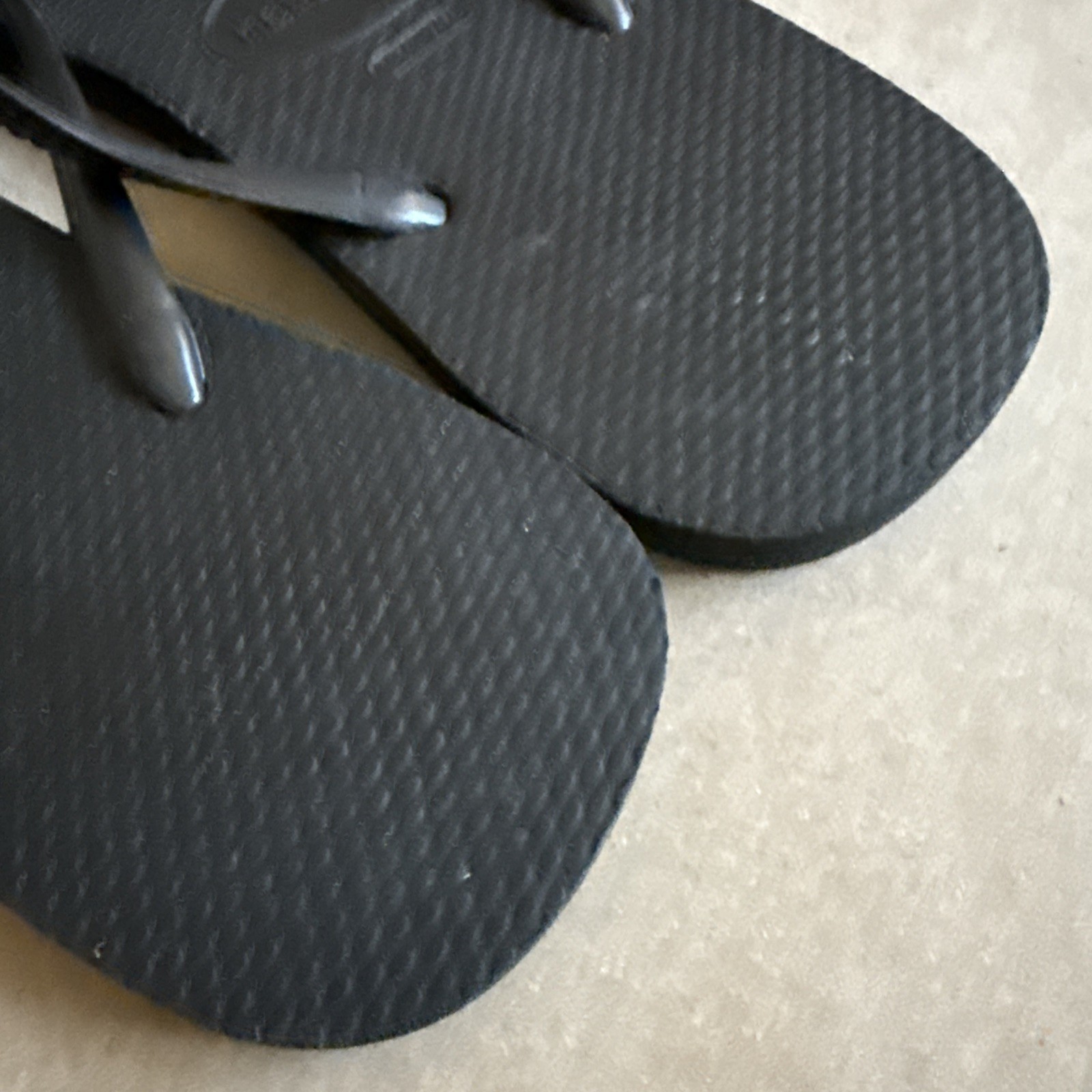 Havaianas Slim Black Classic Flip Flops 39/40 – Preowned Excellent Very Clean