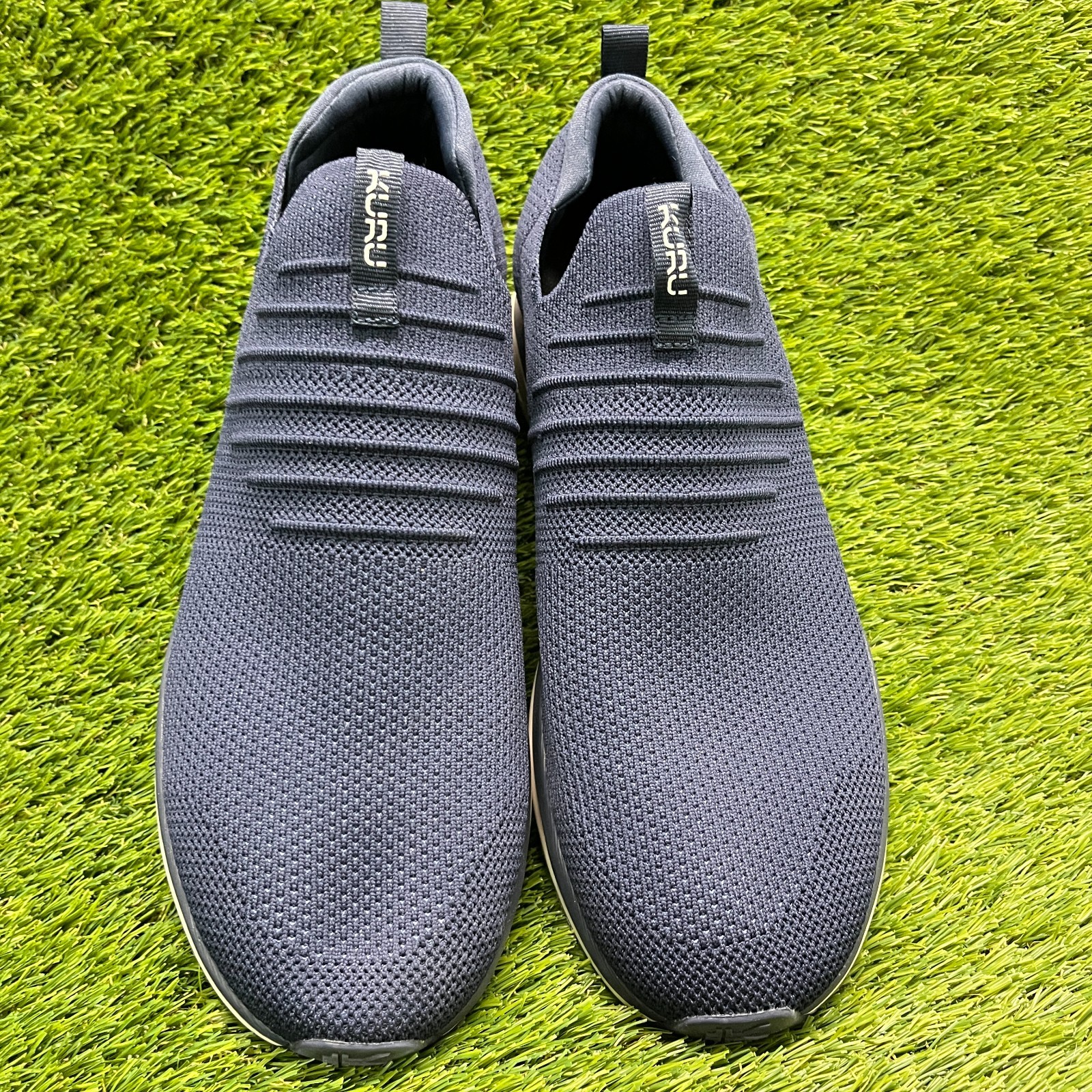 Kuru Atom Slip-On Mens Size 11 Blue White Athletic Running Walking Shoes Sneaker
