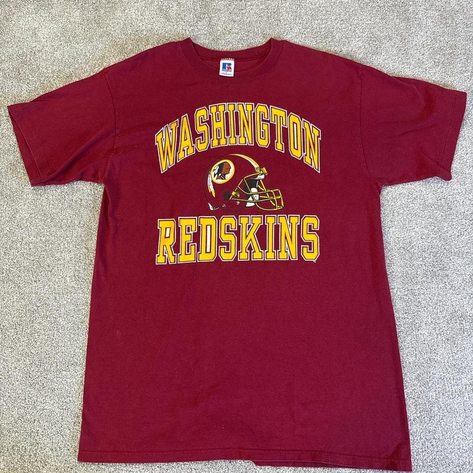 Vintage 80’s Washington Redskins Helmet Logo T-Shirt USA Single Stitch L