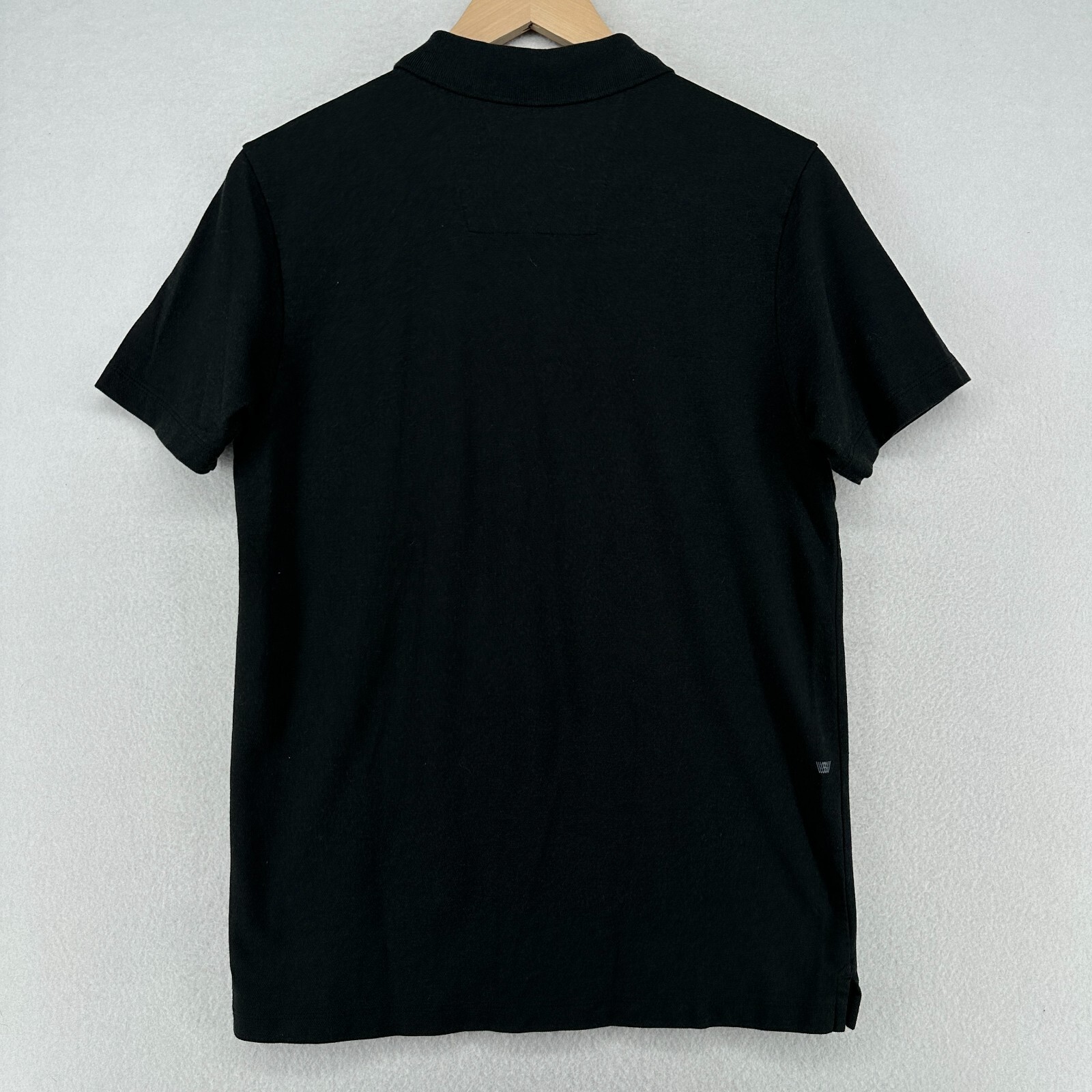 MACK WELDON Shirt S Golf Polo For Daily Wear Pique Cotton Blend Tennis Black