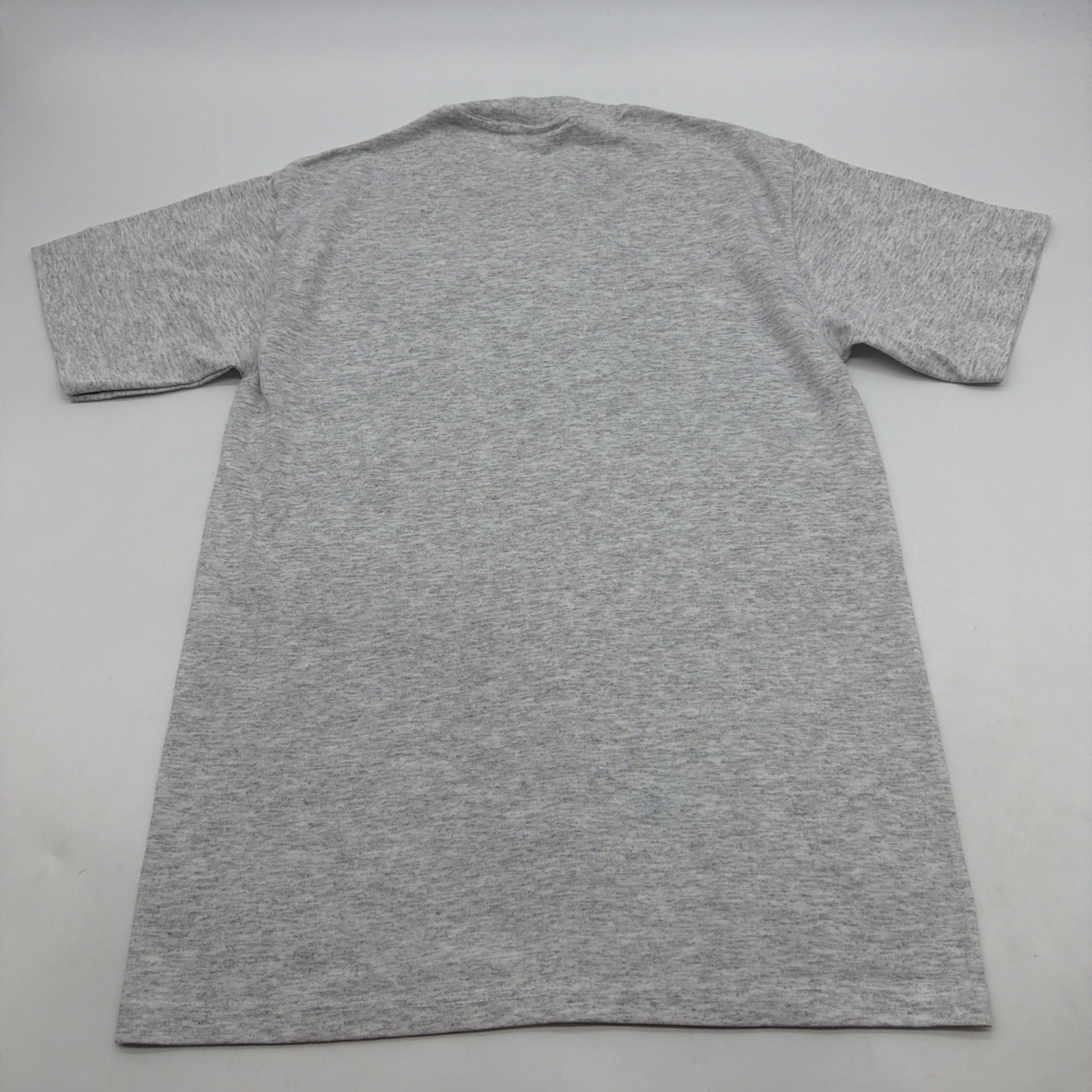 VTG Cal Cru T-shirt Men S Gray Solid Single Stitch In USA.#41583