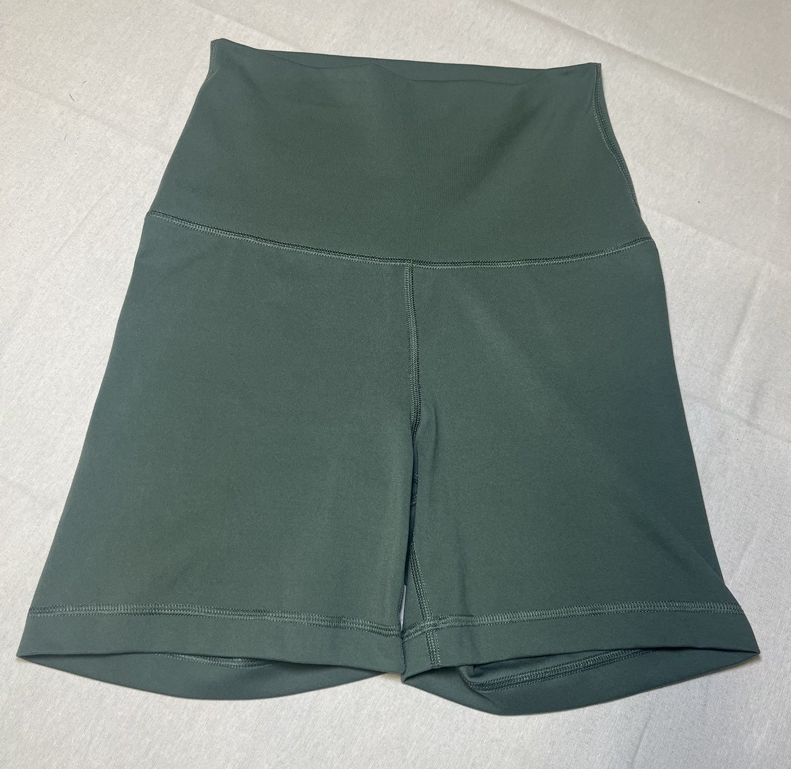 YOGALICIOUS LUX EVERYDAY 5” BIKER SHORTS Green Women Size Small