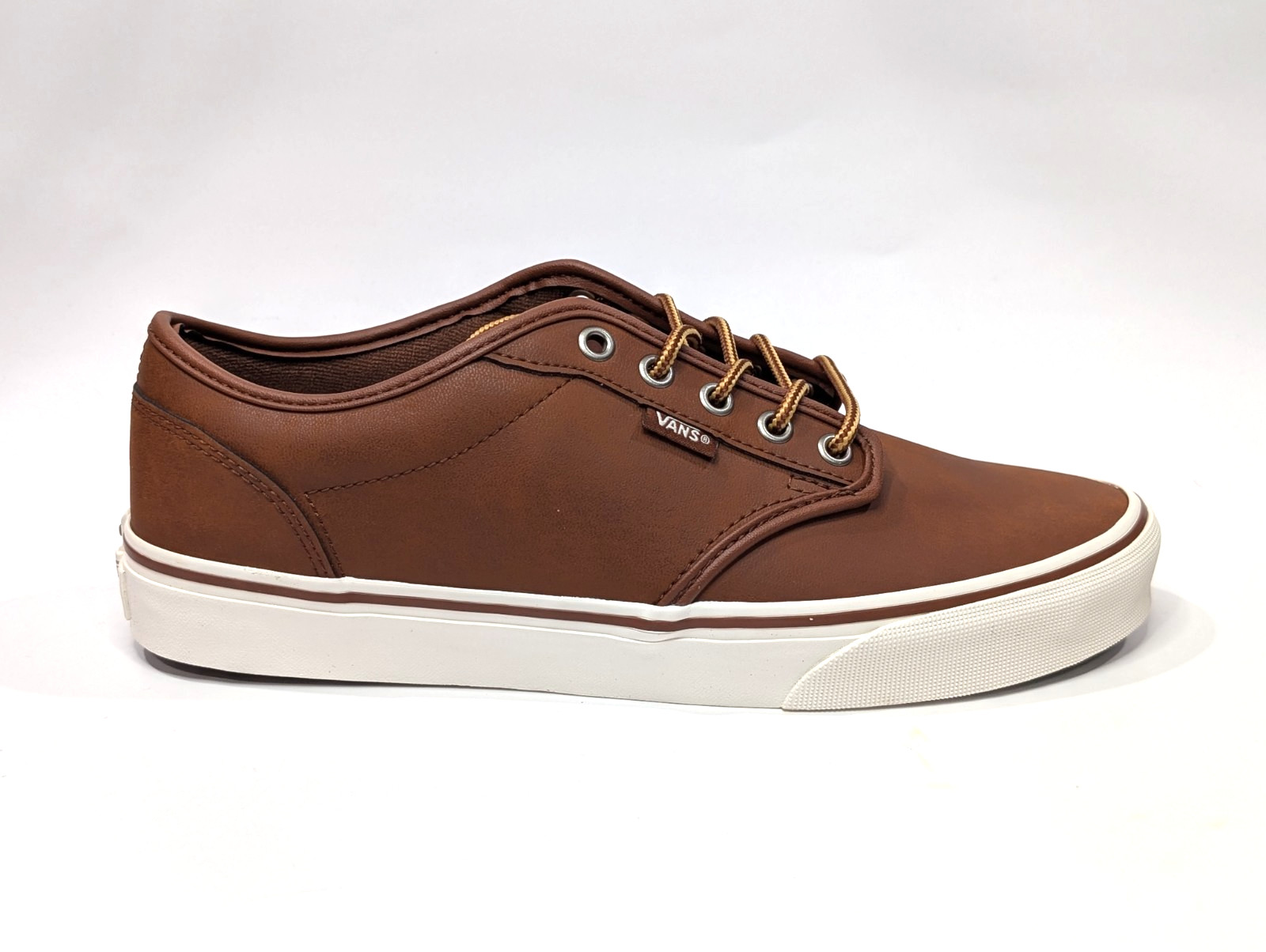Vans Atwood Brown/Mashmallow Leather Men’s Sneakers – Assorted Sizes NWB