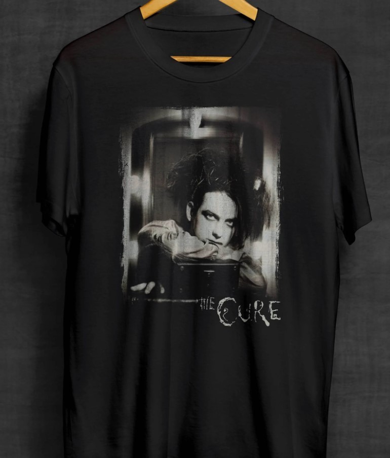 The Cure Band Portrait Black T-Shirt Gothic Rock Vintage Unisex Tee – T136