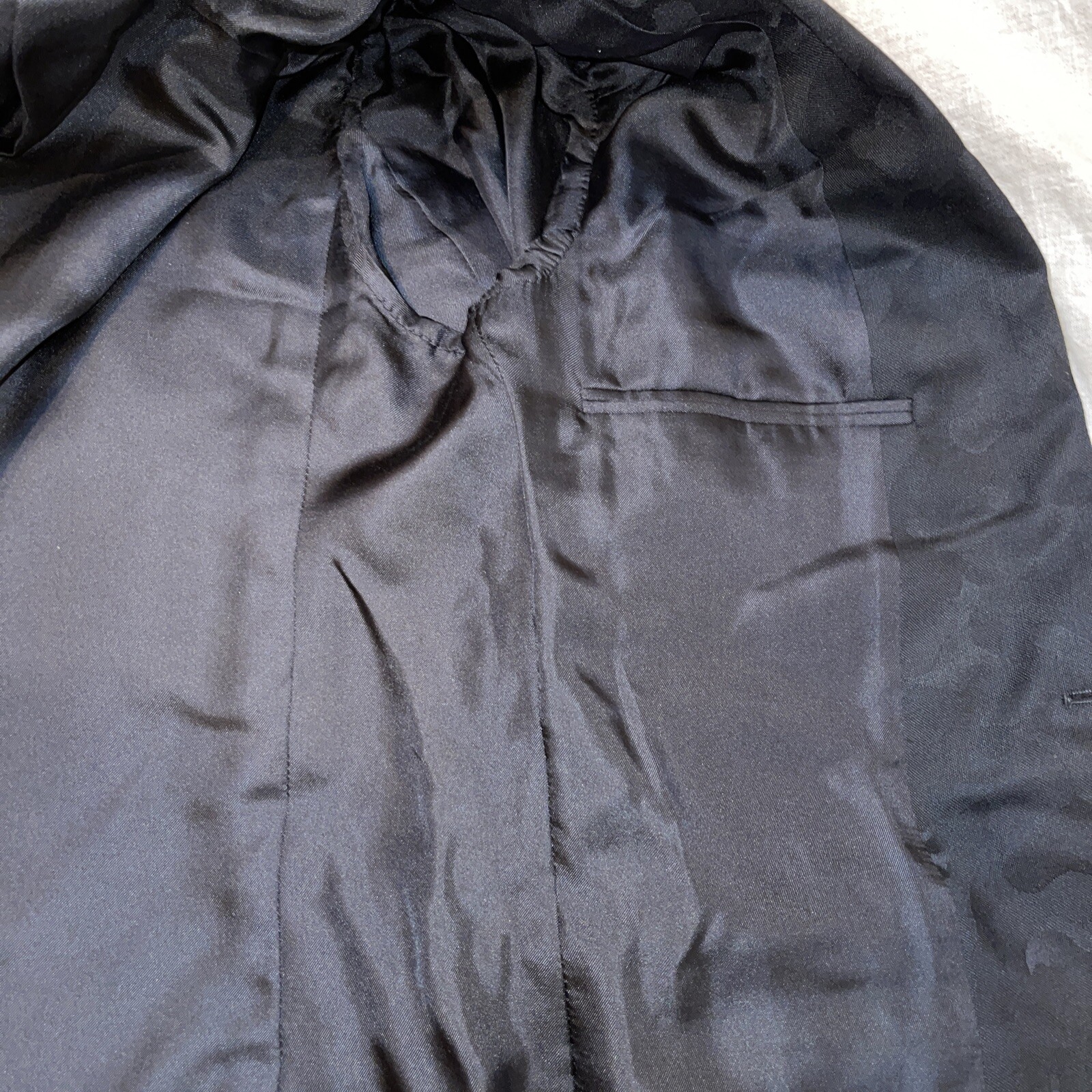 Saint St Laurent Paris Black Camo print dinner jacket size 50