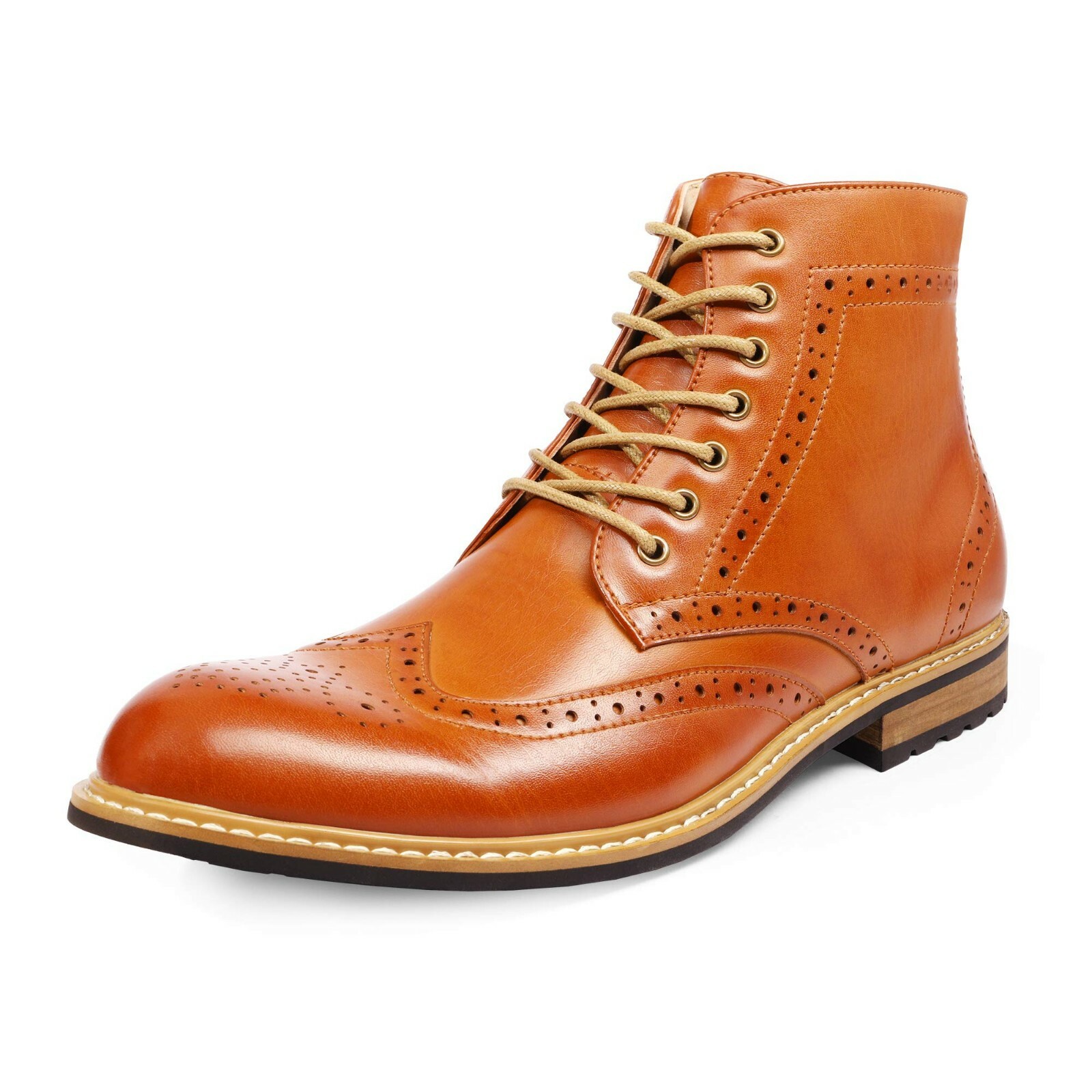 Men’s Motorcycle Leather Chukka Boots Oxford Derby Dress Wedding Shoe
