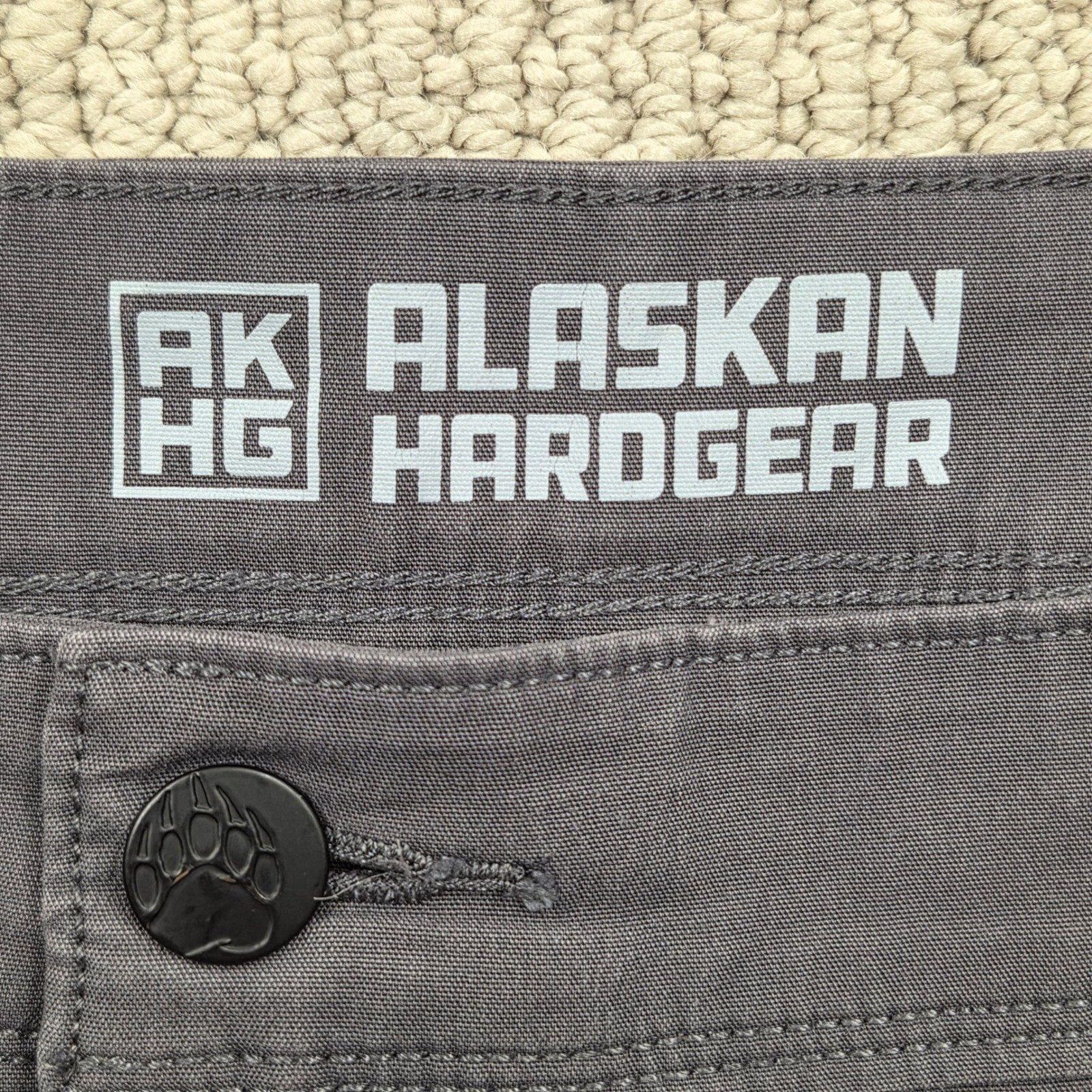 Alaskan Hardgear AKHG Stone Run Pants Forged Iron Gray 38×30 Duluth Trading Co