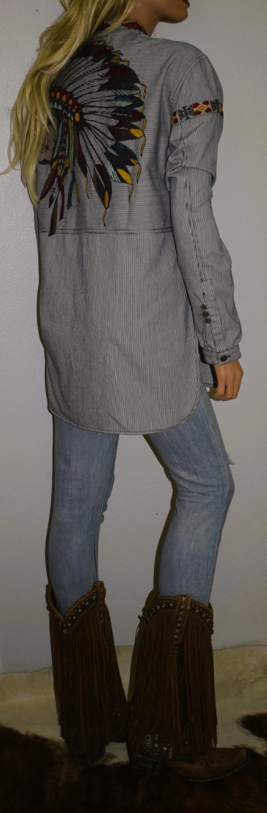 DOUBLE D RANCH Riersons Revival Embroidered Top X Large