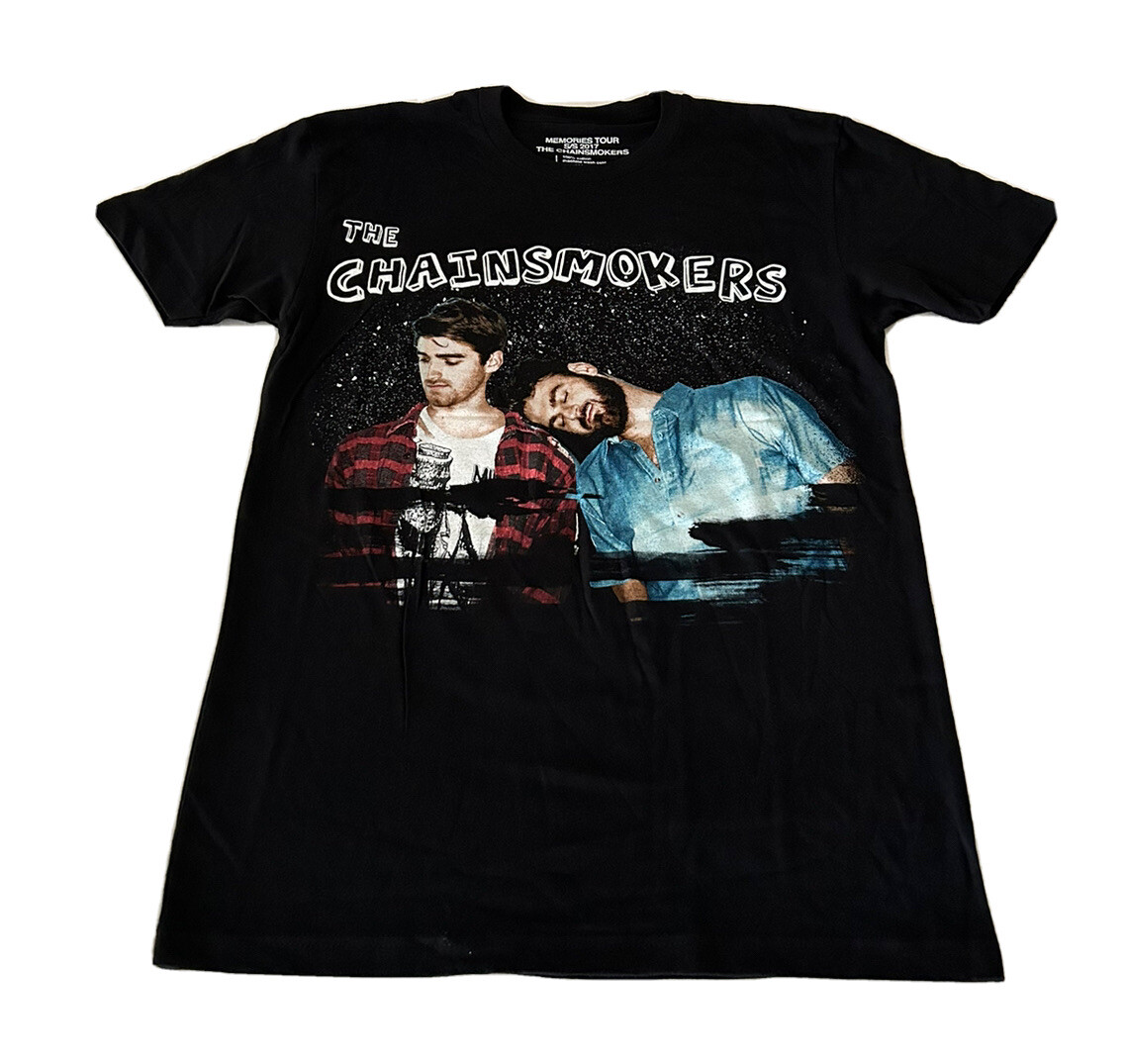 THE CHAINSMOKERS Memories… Do Not Open 2017 Tour T-Shirt 2XL Electronic Pop