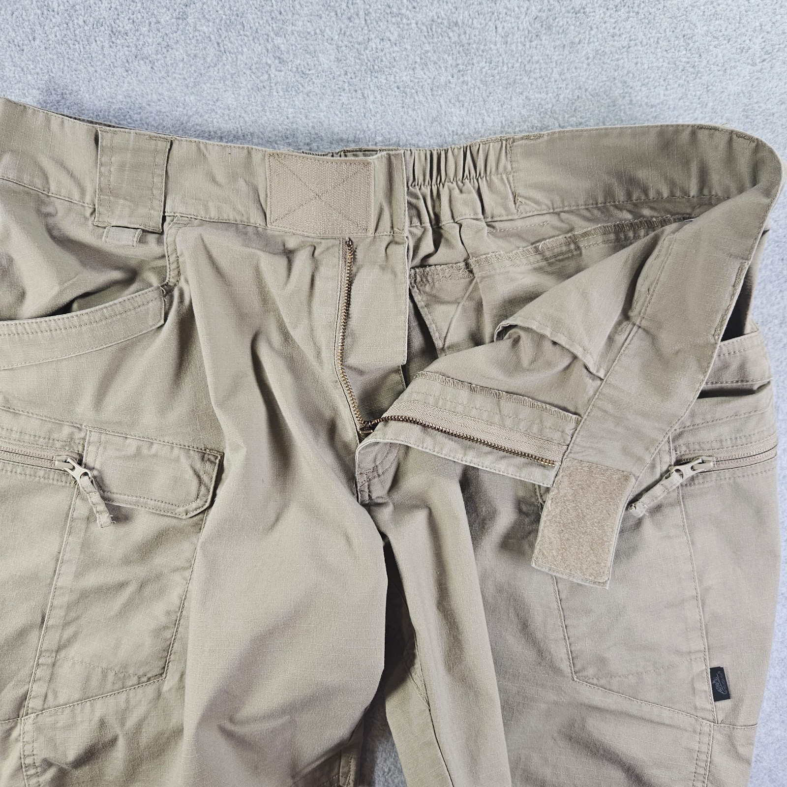 Helikon-Tex Cargo Shorts Mens 38 Urban Tactical Khaki Ripstop Hiking Gorpcore