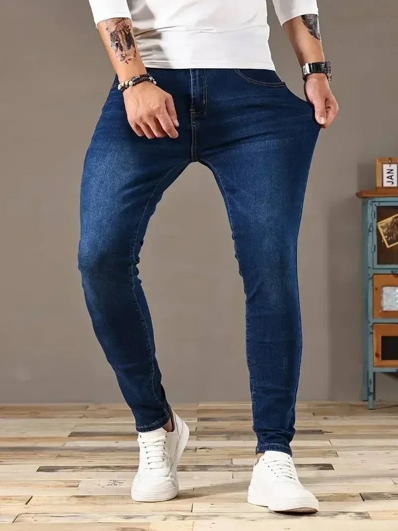 Men’s Slim Fit Jeans Skinny Stretch Denim Pants