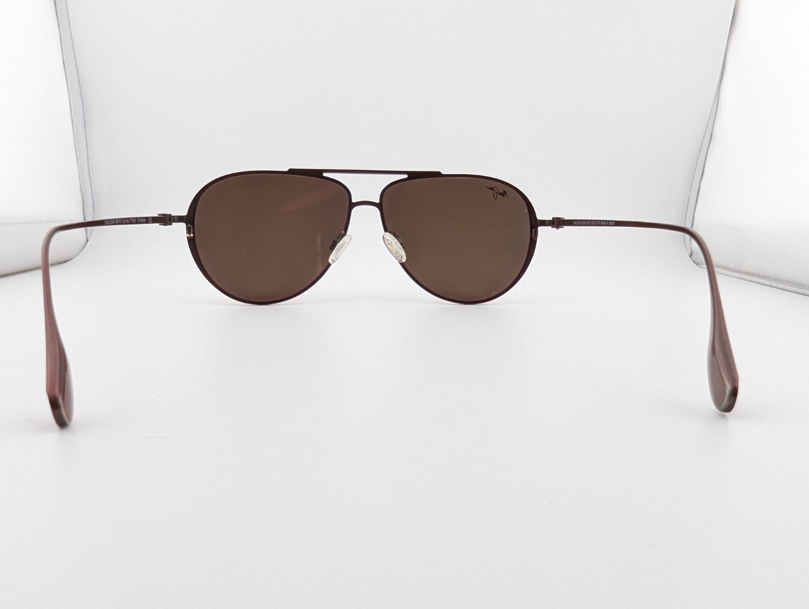 Maui Jim Sunglasses, MJ543-07M Shallows Matte Copper, 59-12-145, Titanium, Japan