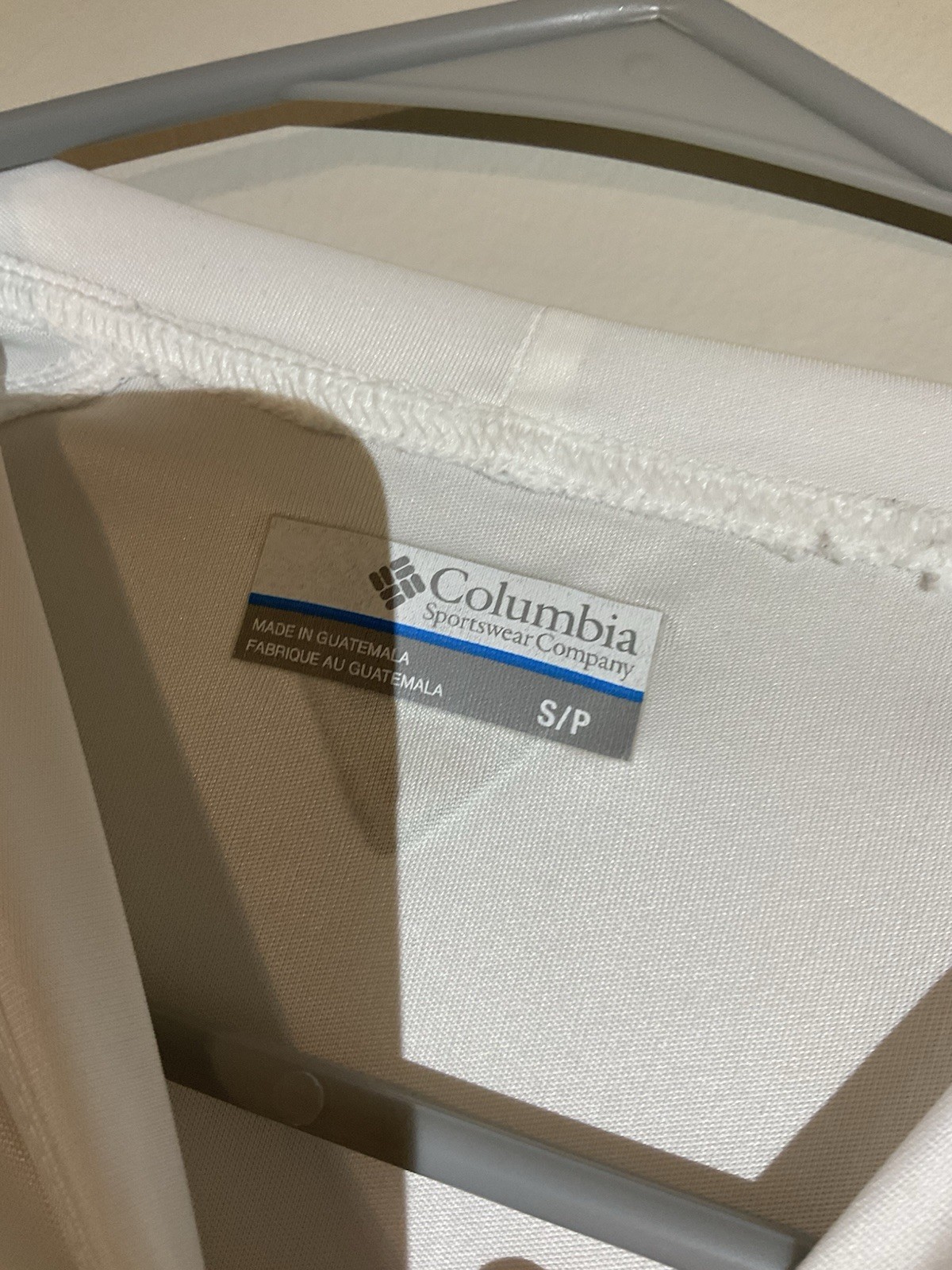Columbia PFG Omni-Shade Men’s Long Sleeve Crew Neck T-Shirt Polyester S White