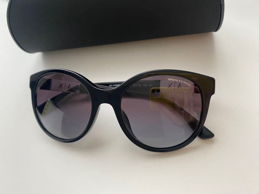 Armani Exchange Black Sunglasses Unisex
