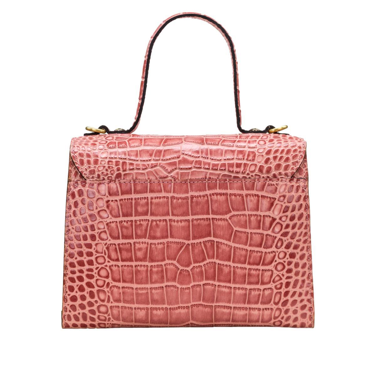 Patricia Nash Ellora Multi Compartment Satchel CHOOSE PRINT FROM MENU Leather