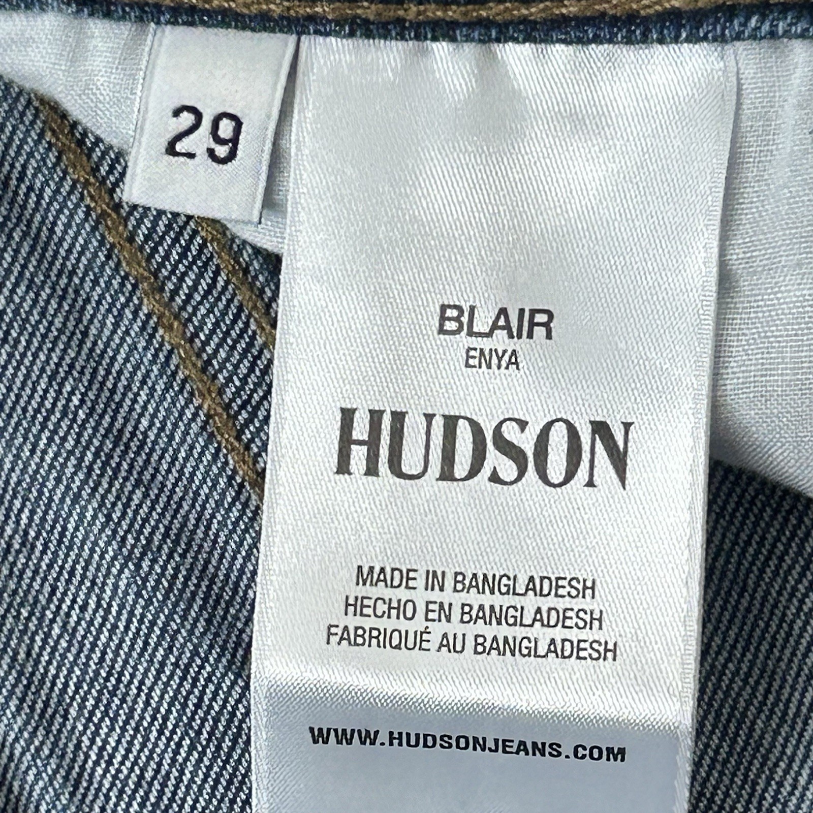 Hudson Blair Enya Bootcut Jeans Womens 29 Blue Stretch Denim Flare Western