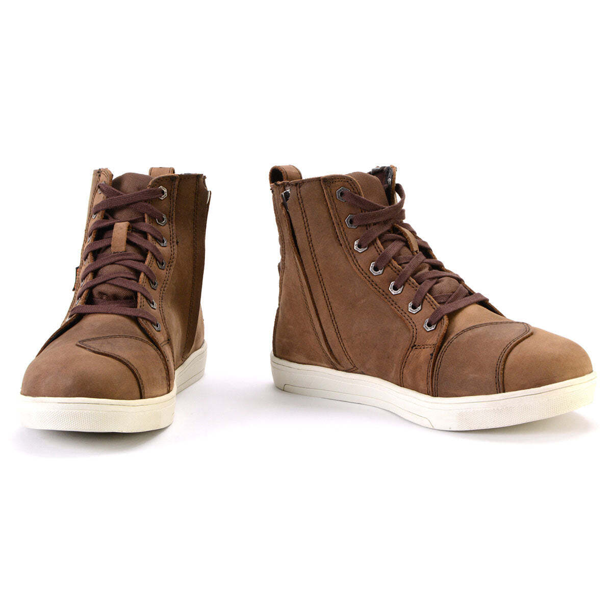 Milwaukee Leather MBM9113 Men’s Brown Motorcycle Reinforced Casual Riding Shoes