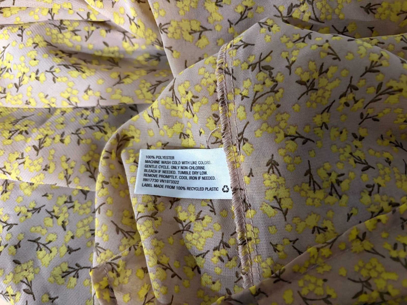 Wild Fable Long Sheer Sundress Yellow Floral Maxi Dress NWT Size Small