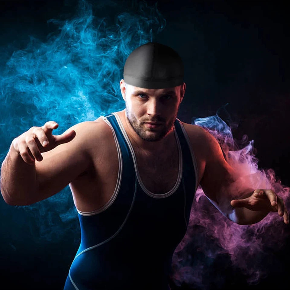 2Pcs Wave Cap for Men Silky Stocking Caps for 360 540 720 Waves Satin Silk Durag