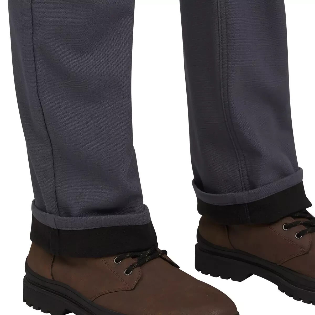 WeatherProof Men’s Vintage Stretch Canvas Fleece Lined Pant, Blue Size 34×32