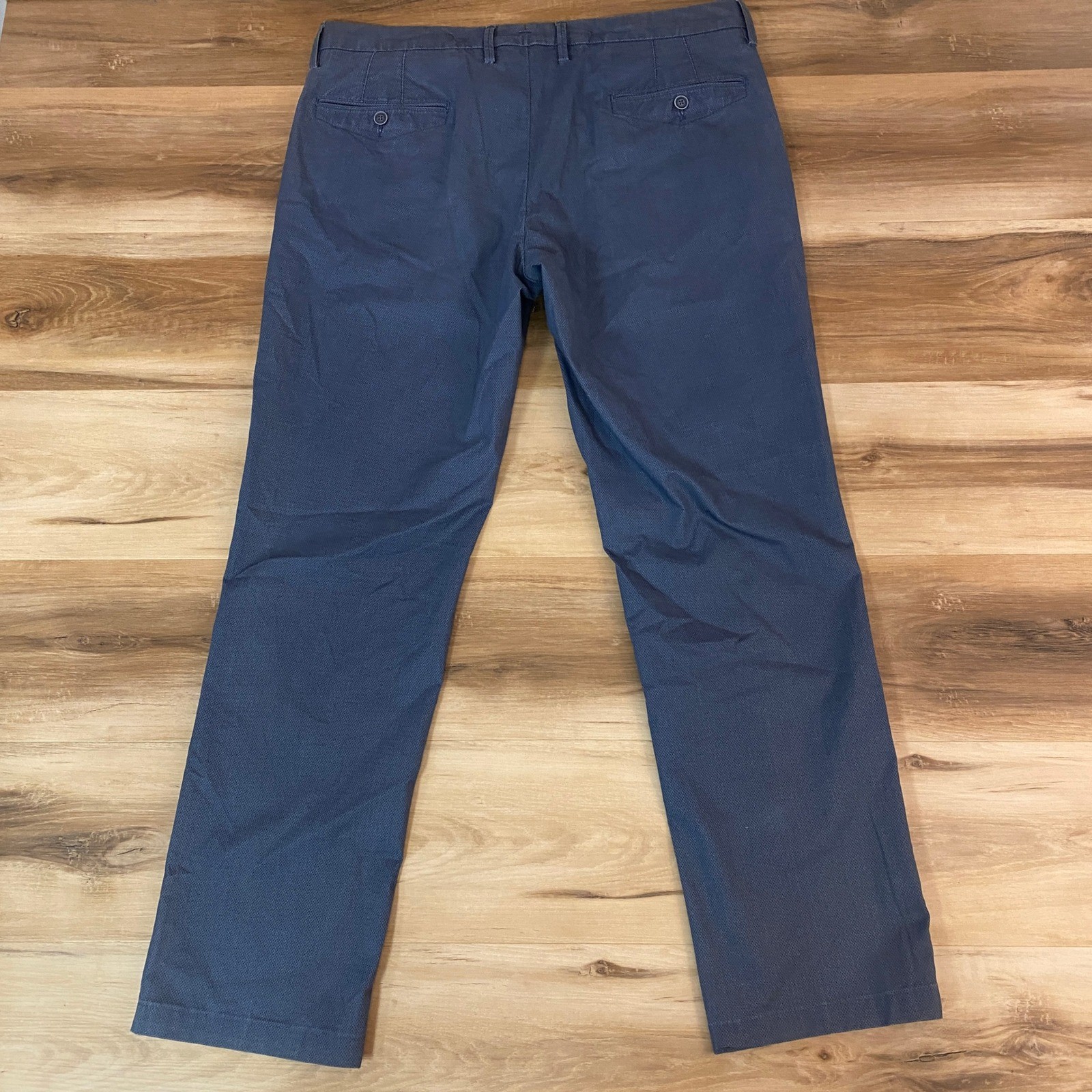 Saks Fifth Avenue Pants Mens 38 Blue Made in Italy Cotton Blend