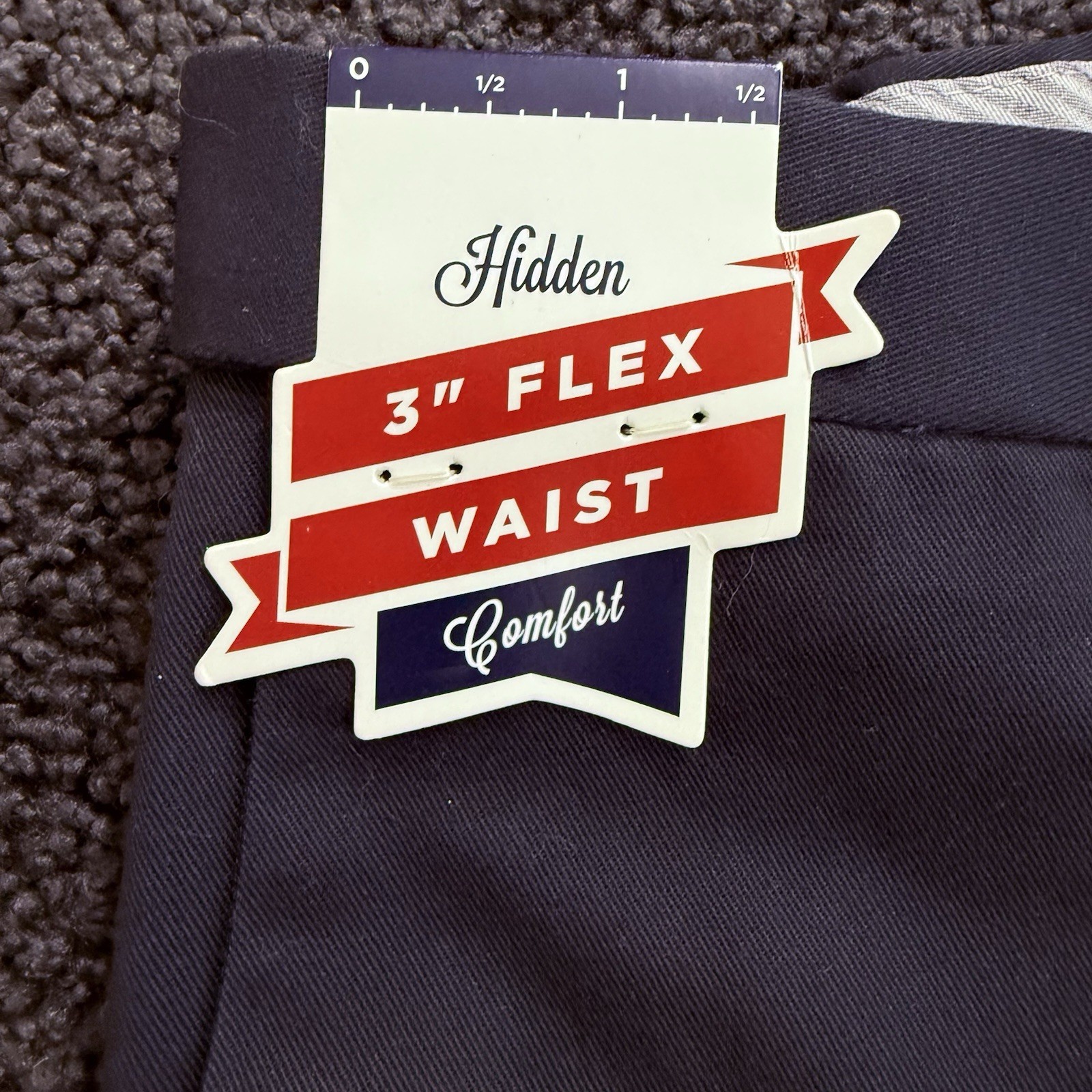 New HAGGAR “Work To Weekend” sz: 40W x 32L 3″ Flex Waist Pants