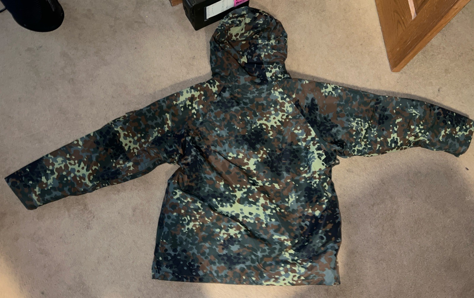 Mil-Tec German army Parka w liner GoreTex Flecktarn Waterproof Men XL Jacket