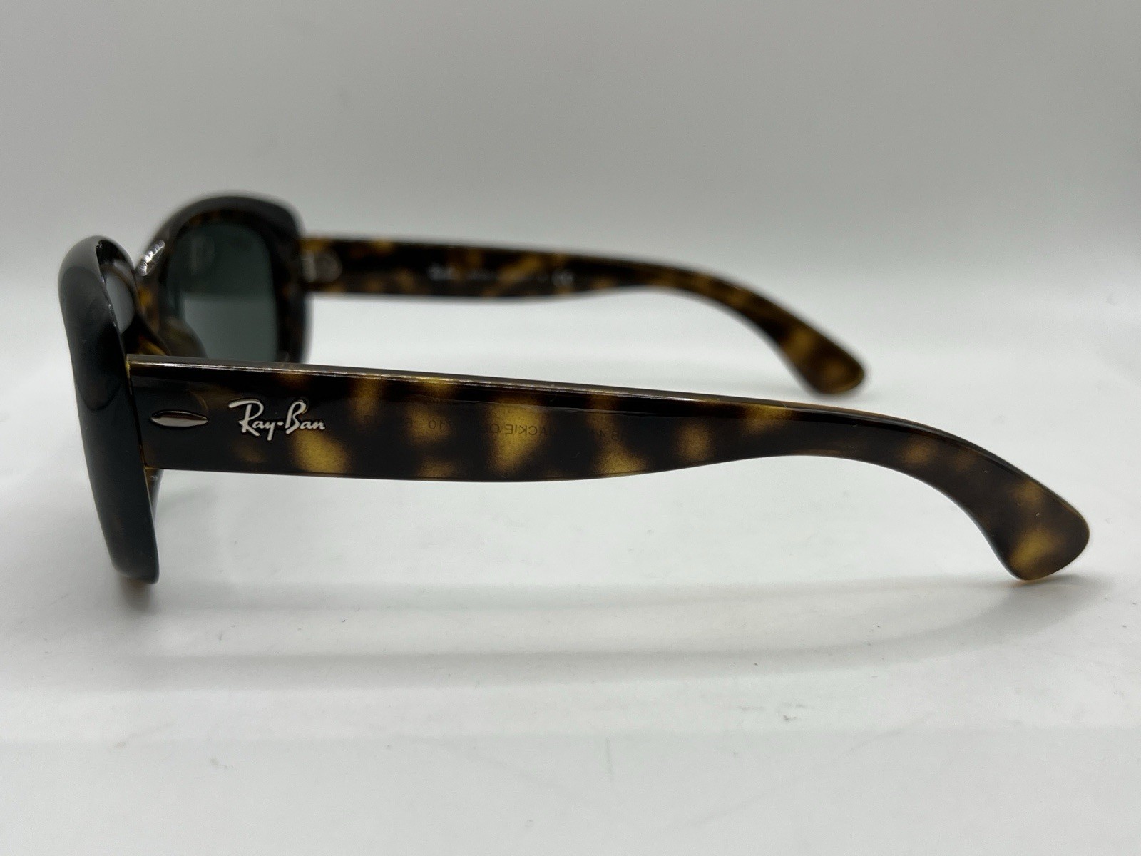 Ray Ban Jackie Ohh RB 4101 710 Light Havana Tortoise Green Sunglasses