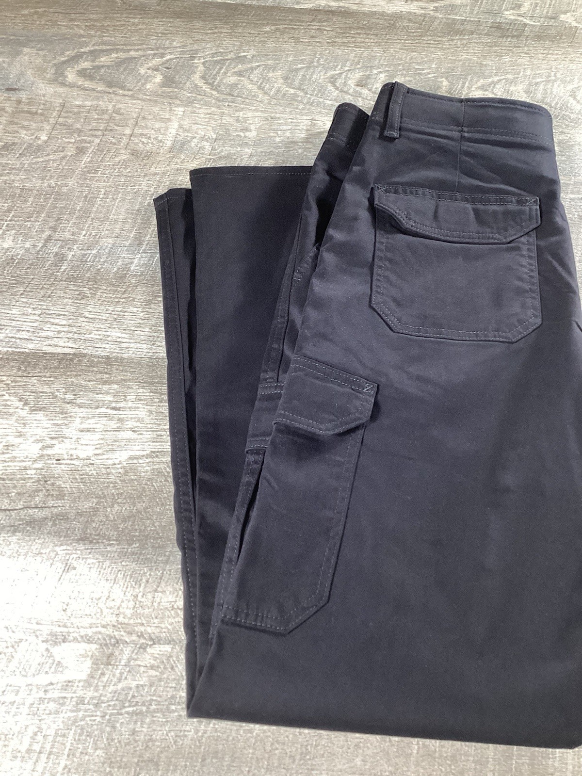 Lee Extreme Motion MVP Cargo Pants 32×32 Black Regular Straight Work Stretch NWT