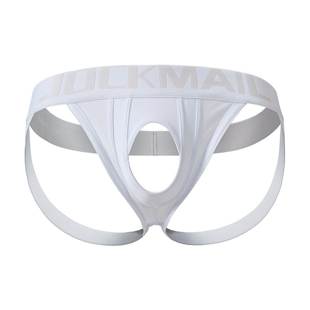 Sexy Men Jockstrap Thong with Hole Fun Lifting Buttocks Low Waist Underwear Neu