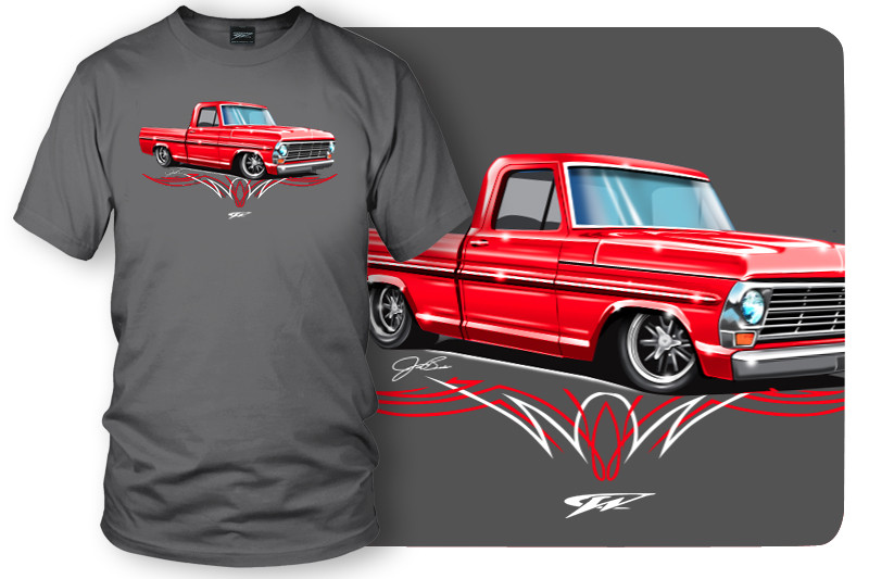 1967, 68, 69 Ford F100 – Truck T-Shirt – F100 t-Shirt – $19.99