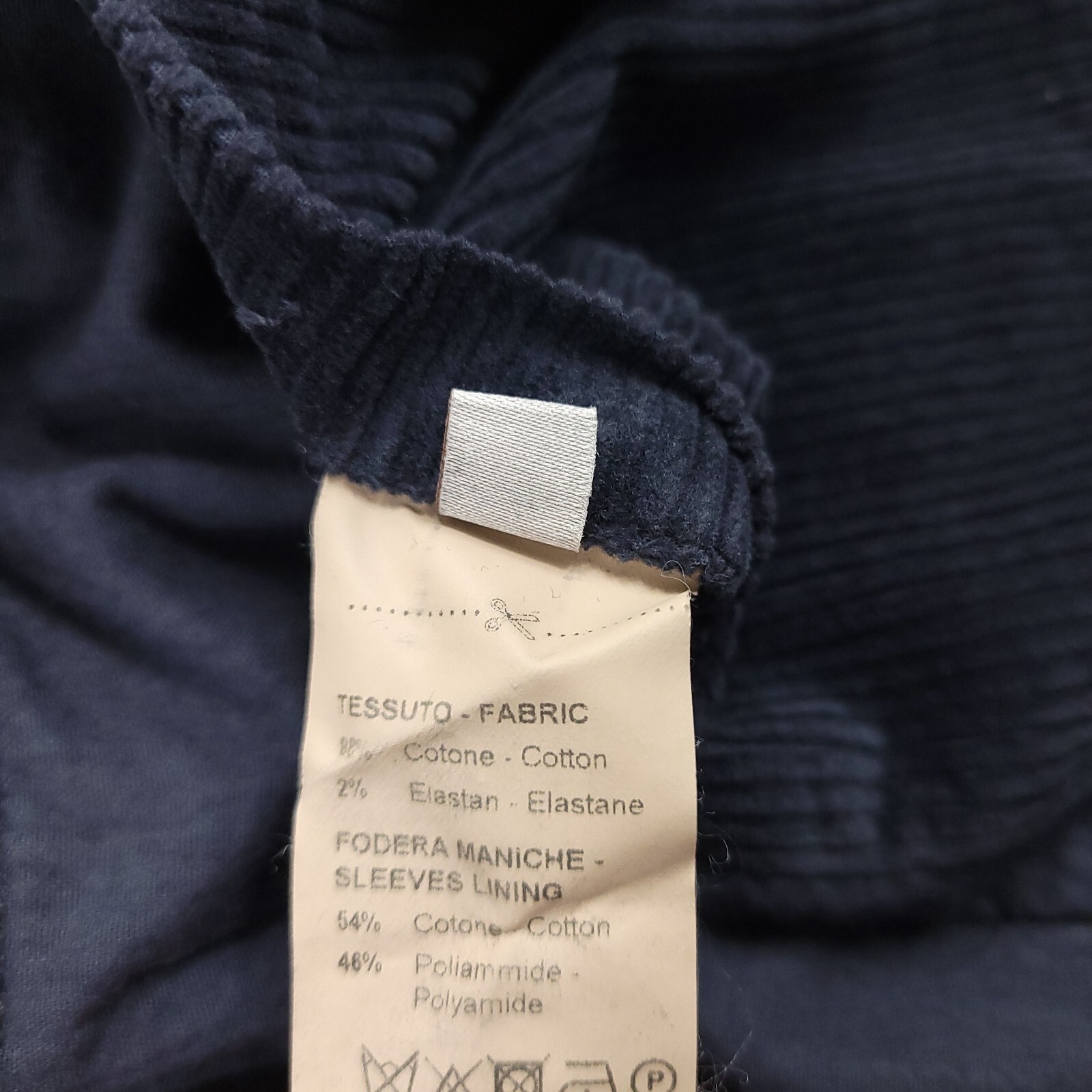 Altea Giacca Dawson Corduroy Jacket Mens Medium Velluto Tinto Capo Blue