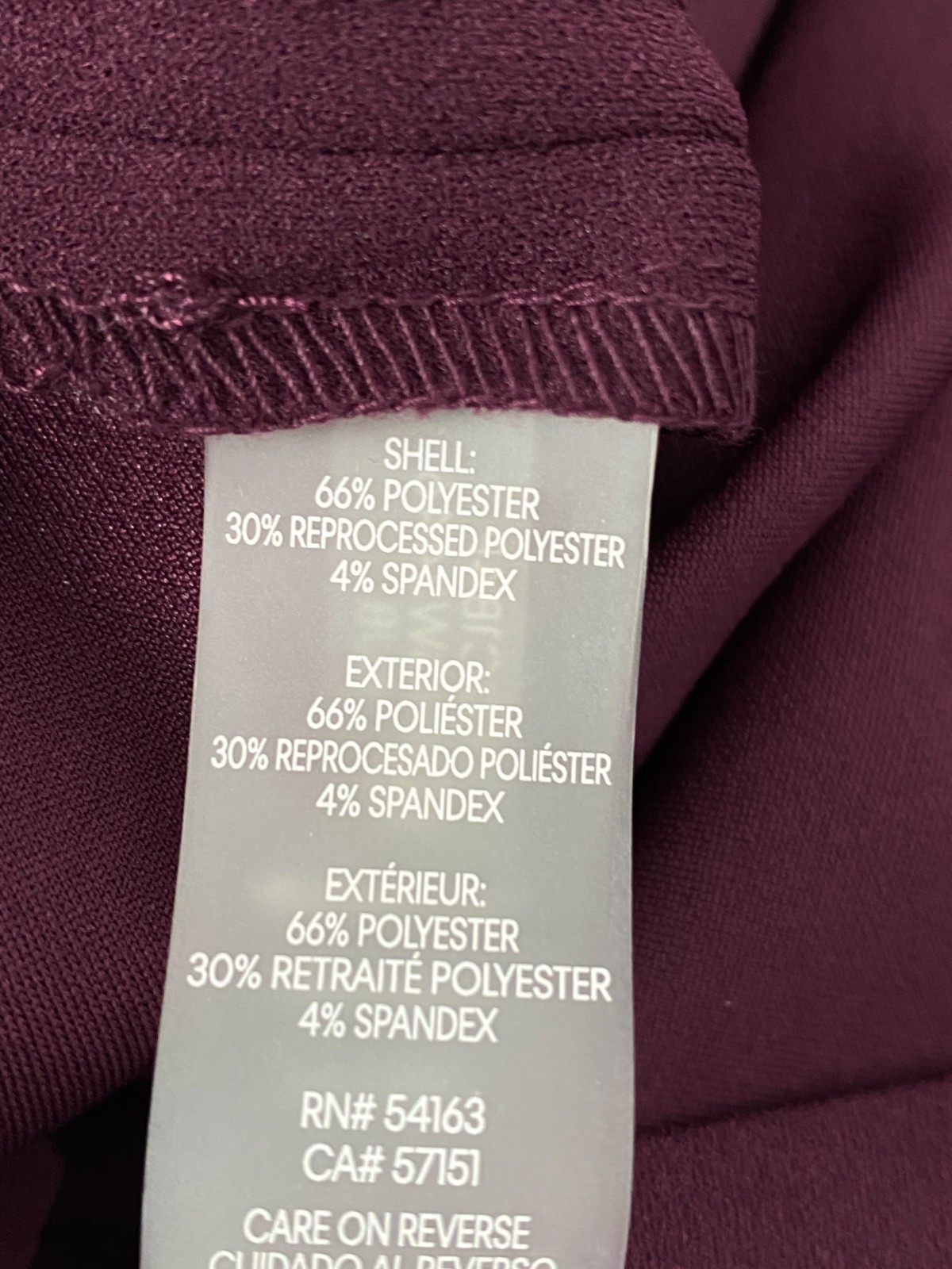 NWT Calvin Klien Ruched Front Sz 12 Sleeveless Sheath Dress Dark Purple Career