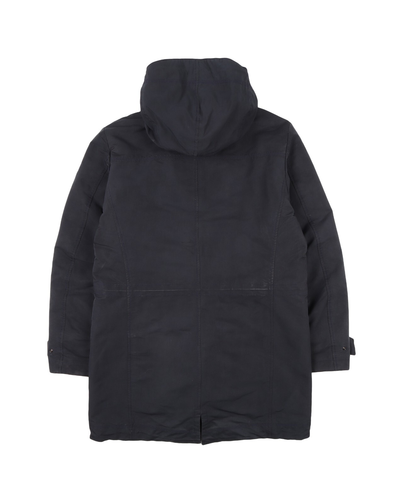 PEUTEREY Blue Double Layer MIcrofibre Parka Rain Coat Long Jacket Mens Size M