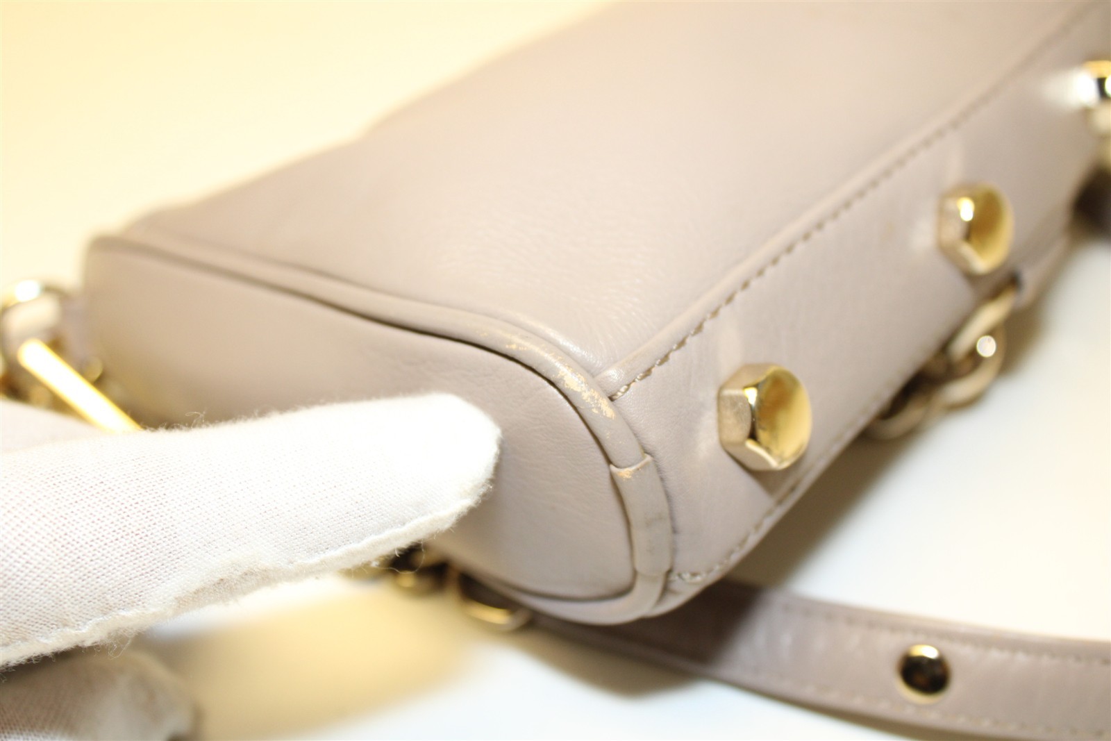 Rebecca Minkoff Mini MAC Convertible Crossbody Bag Leather Shoulder Satchel