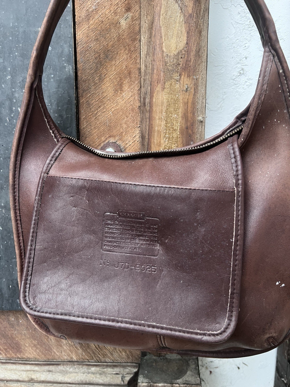 Rare Vintage Coach Ergo 9025 Hobo Leather Bag 1997 Archive Piece