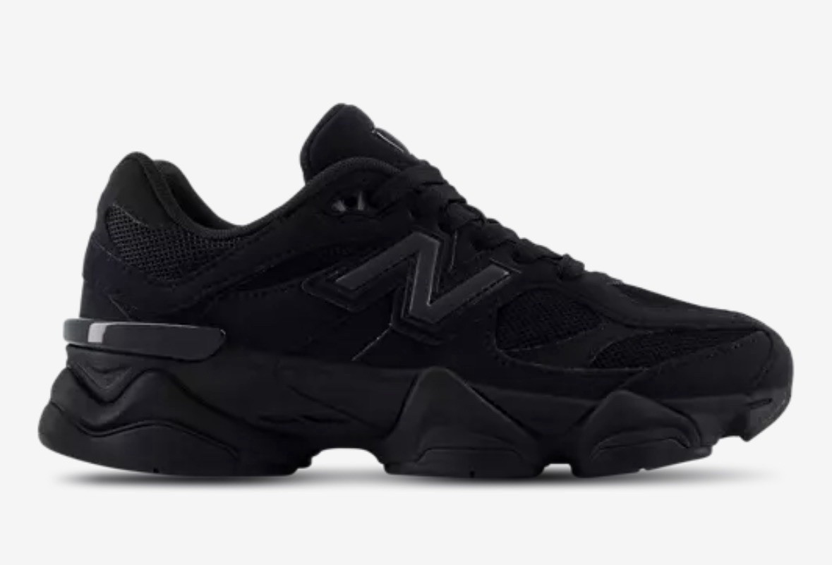 New Balance 9060 Triple Black Suede U9060BPM Men’s Black Sneakers