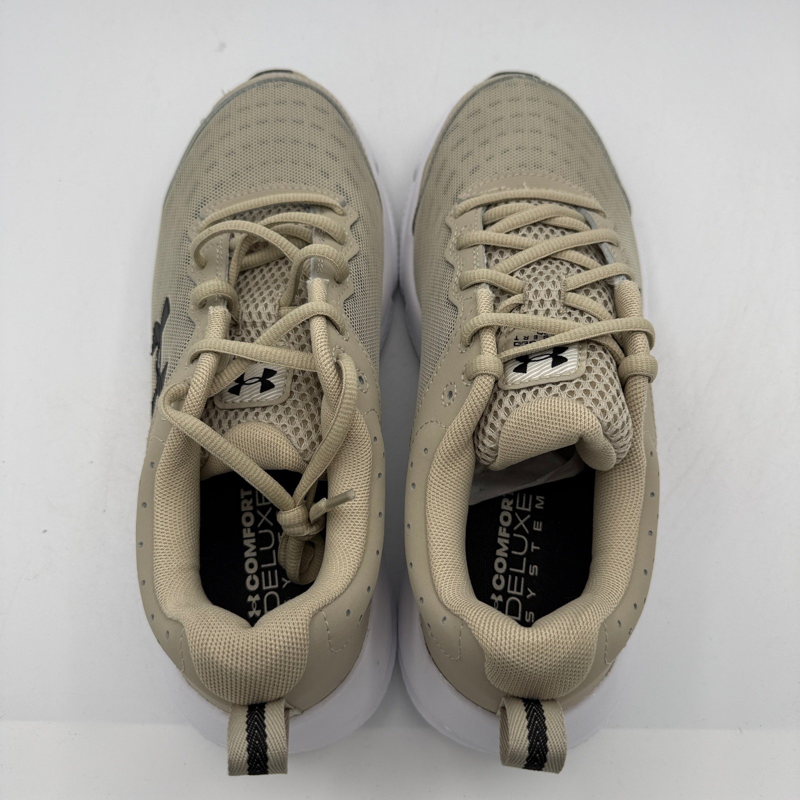Under Armour Charged Assert 10 Mens Running Shoes Size 8 Brown Tan 3026175-289