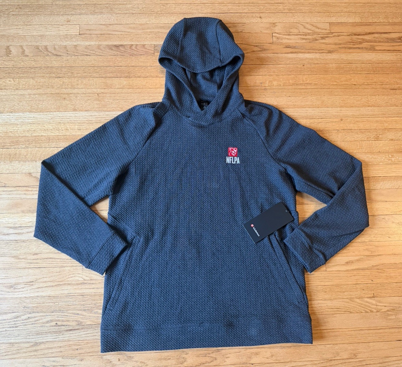 Lululemon Textured Double-Knit Cotton Hoodie NFL Collab Mens L NWT NFLPA Rare