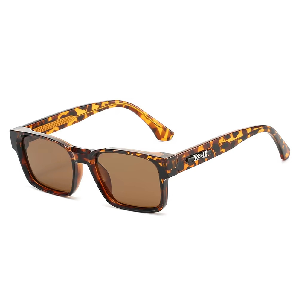 Quality Square Polarized Sunglasses Men Metal Core UV400 Unisex Sun Glasses Trav