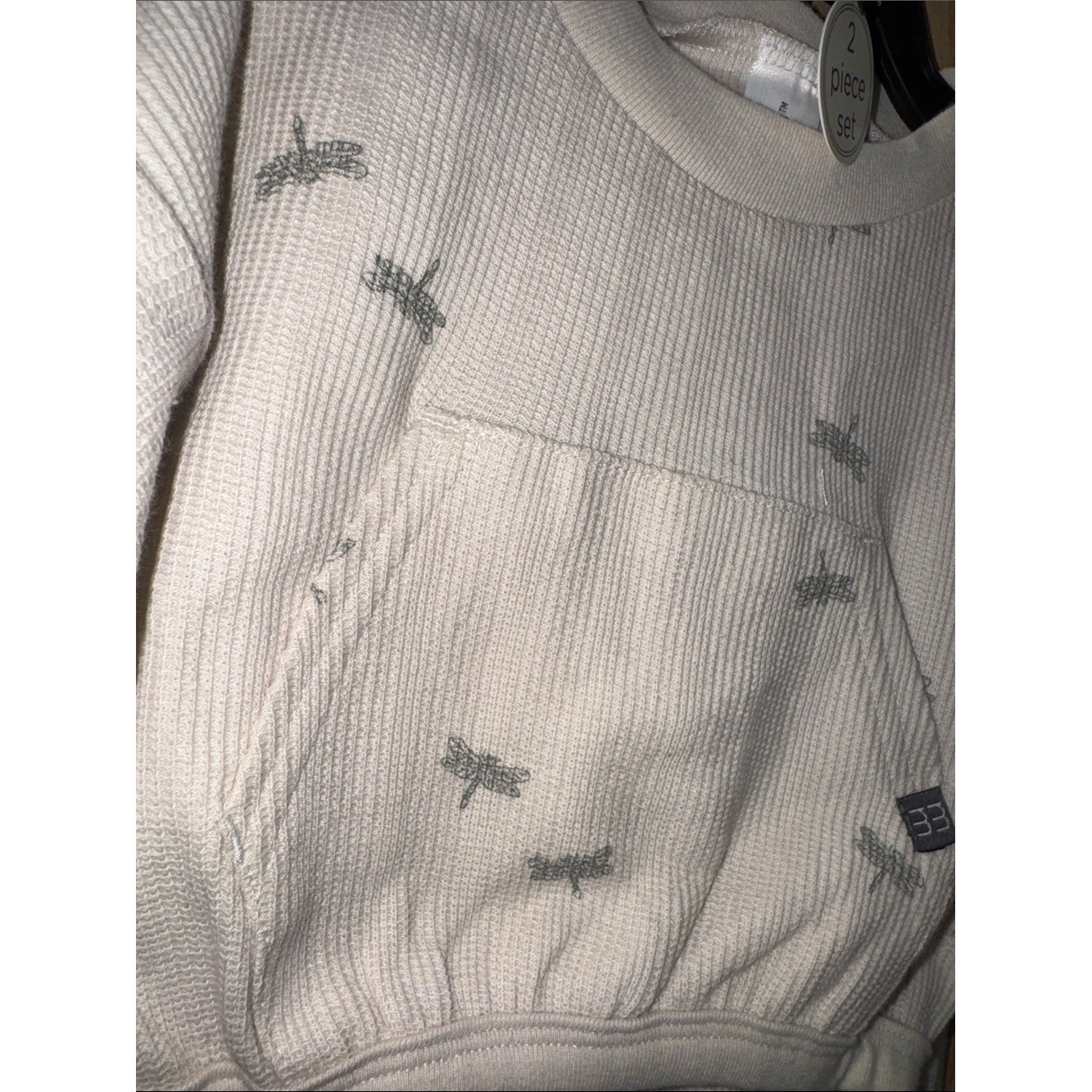 Gerber Baby Matching Sets in Light Blue and Cream