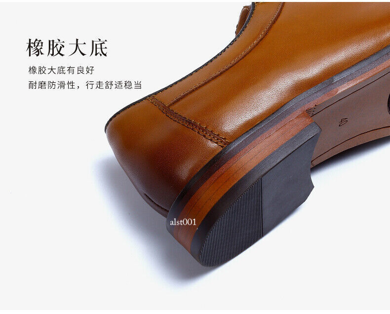 Men’s Real Leather Shoes Handmade Business Formal New Oxford Casual Dress Shoes