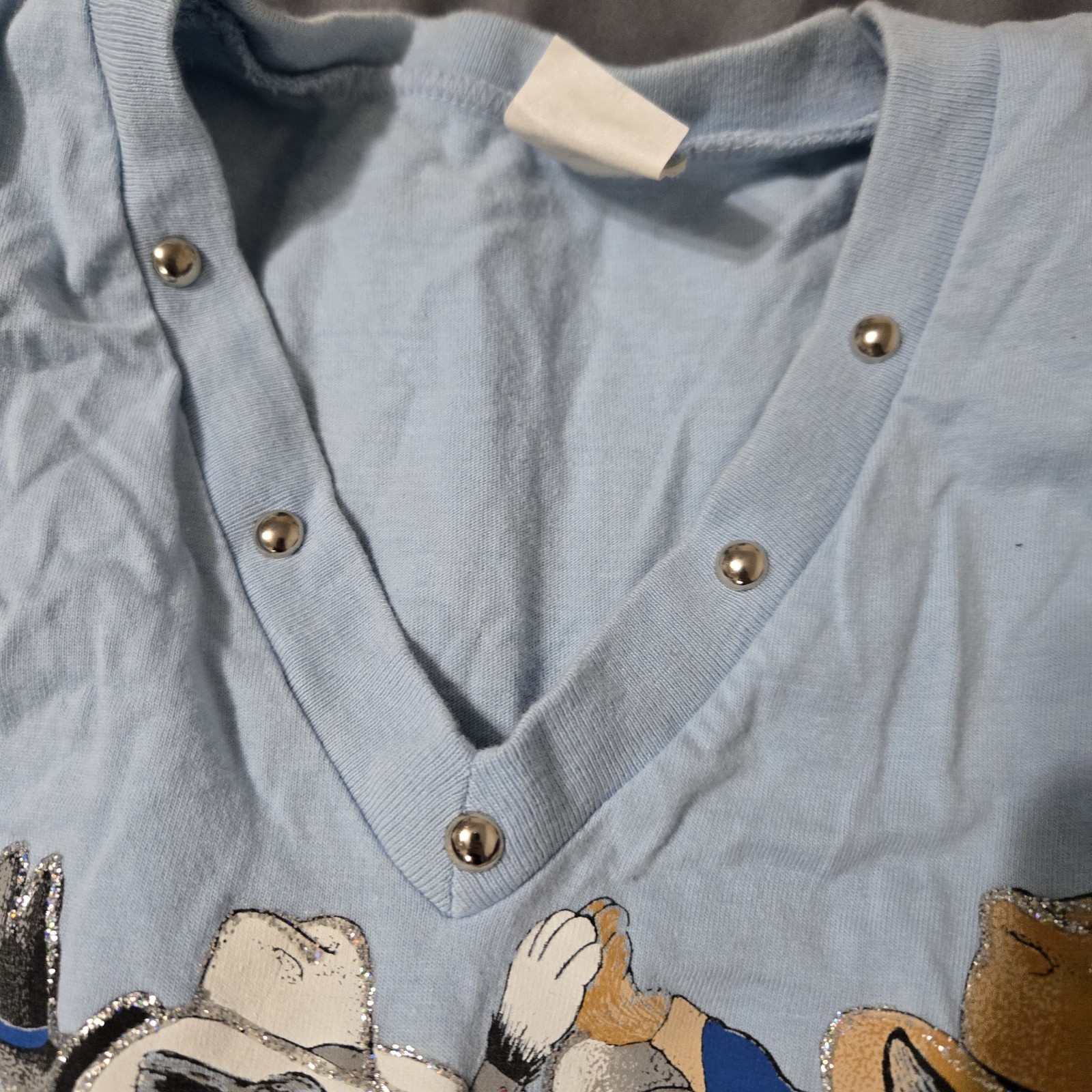 Vintage 90s Cowboy Cats Novelty Shirt Womens XL Western Rodeo Penney Lynn USA