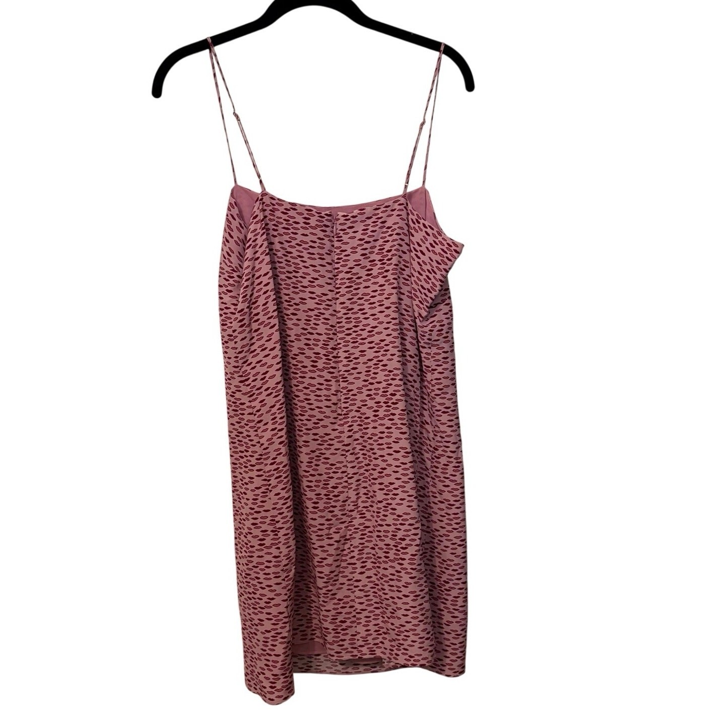 Reformation Pink Red Zephyra Lip Mini Dress Size 8