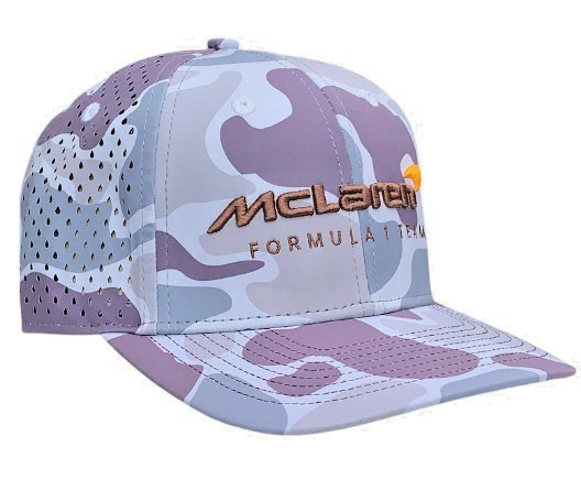 McLaren F 1 Team Pro-Model Multi-Color CAMO Performance Cap. Sturdy 6-Panel.