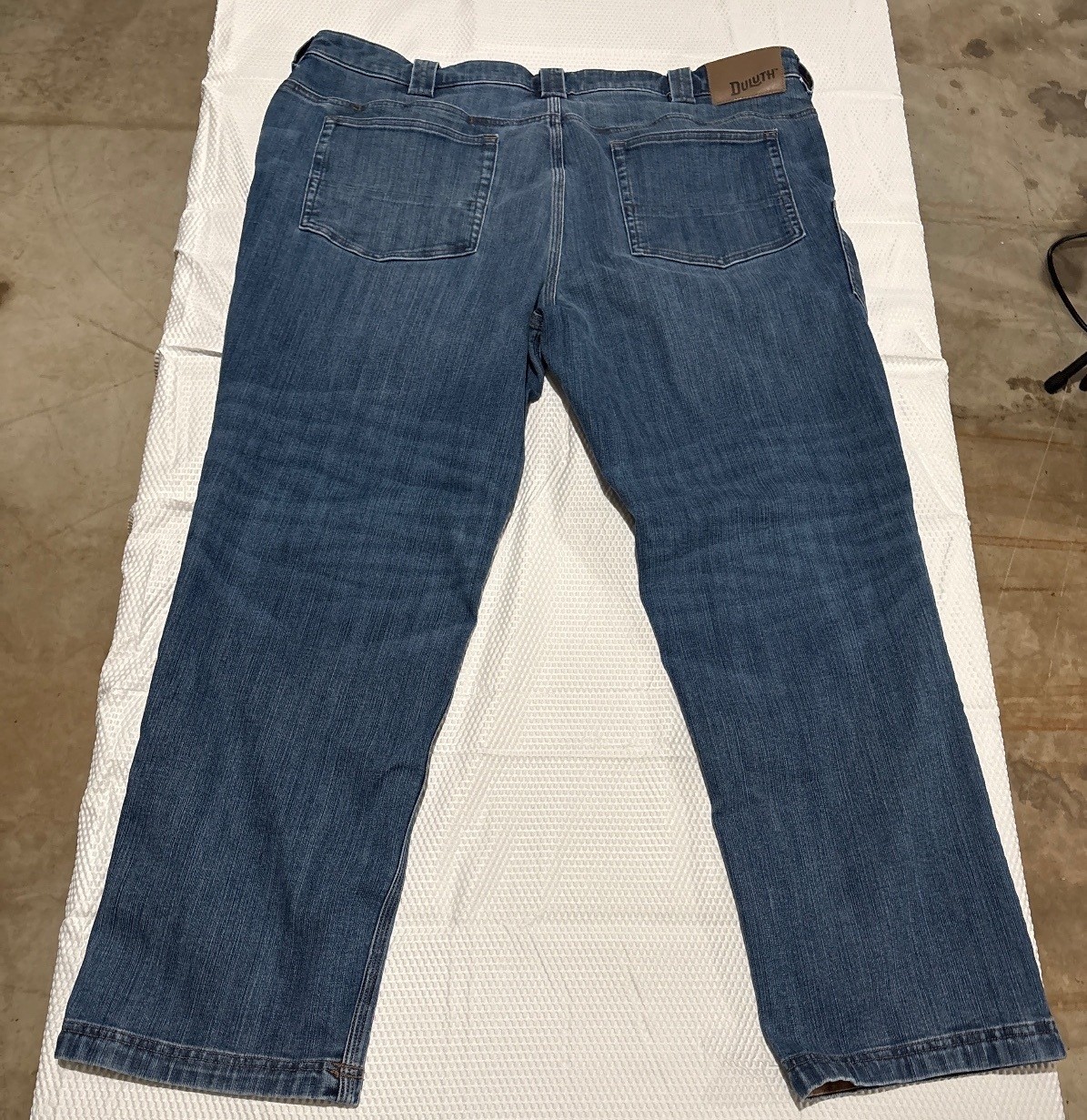 Duluth Ballroom Double Flex Jeans Standard Fit 42×30 NWOT