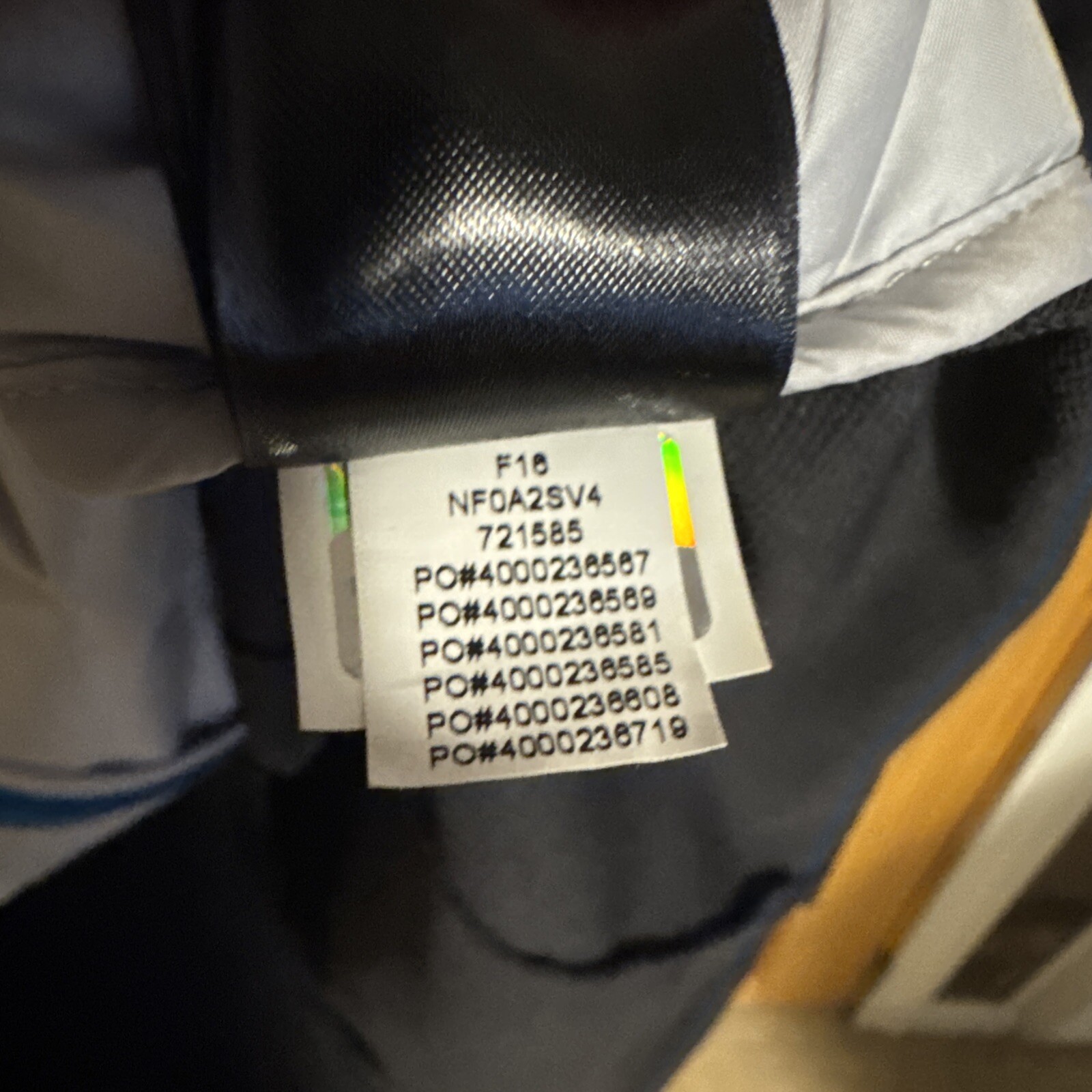 THE NORTH FACE MENS LARGE GRAY/BLUE BLACK LIGHT WEIGHT JACKET WITH THUMBHOLES