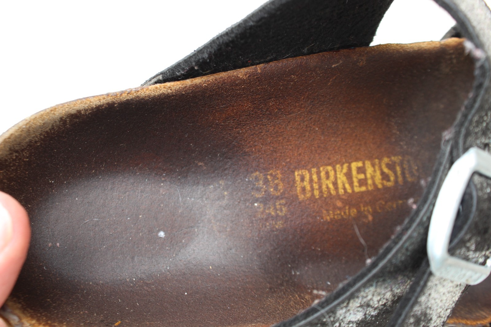Birkenstock SYDNEY Stardust Black Birko Flor 40 R US W 9 M 7 Sanda