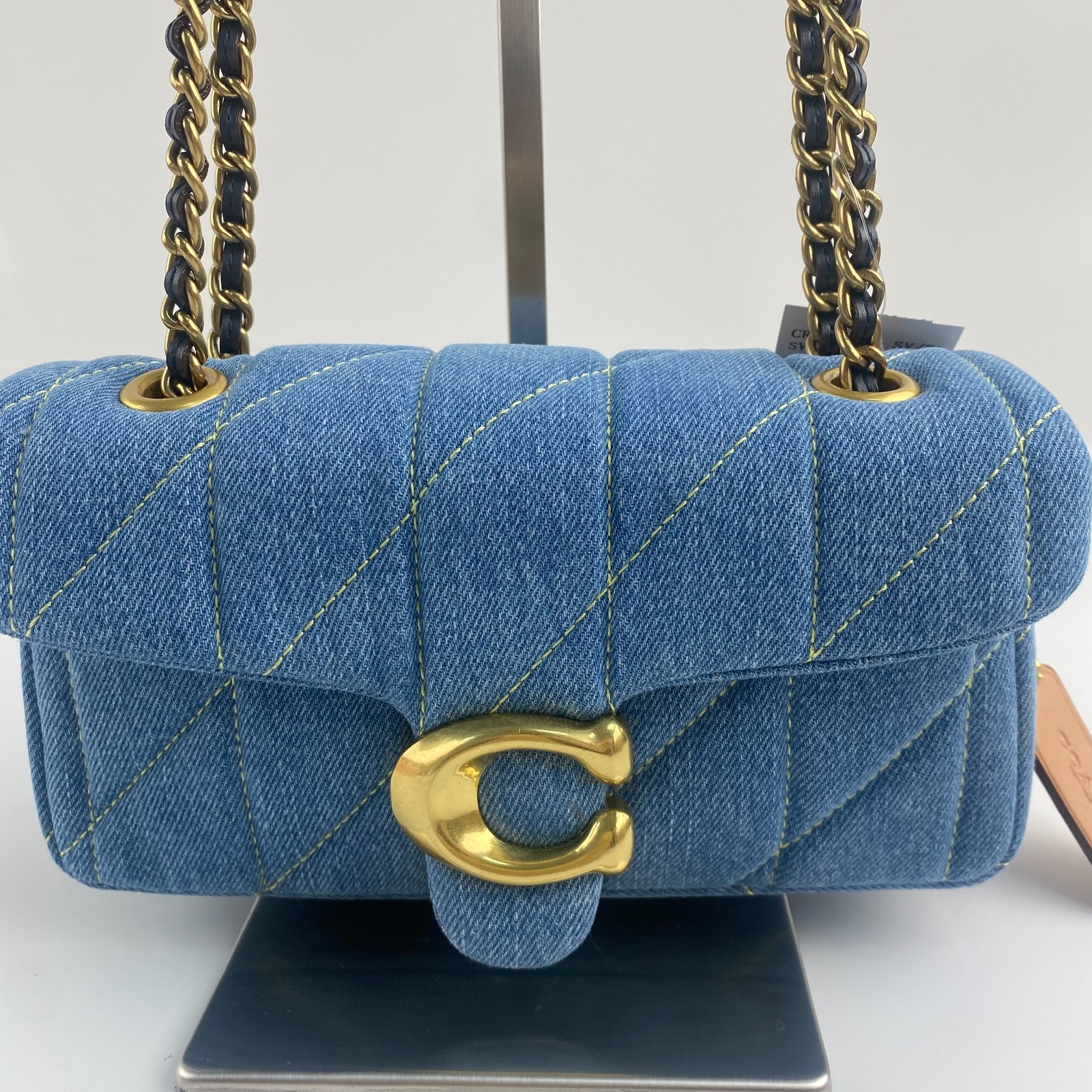 Coach Tabby Shoulder Bag 20 Quilted CR701 Denim Blue