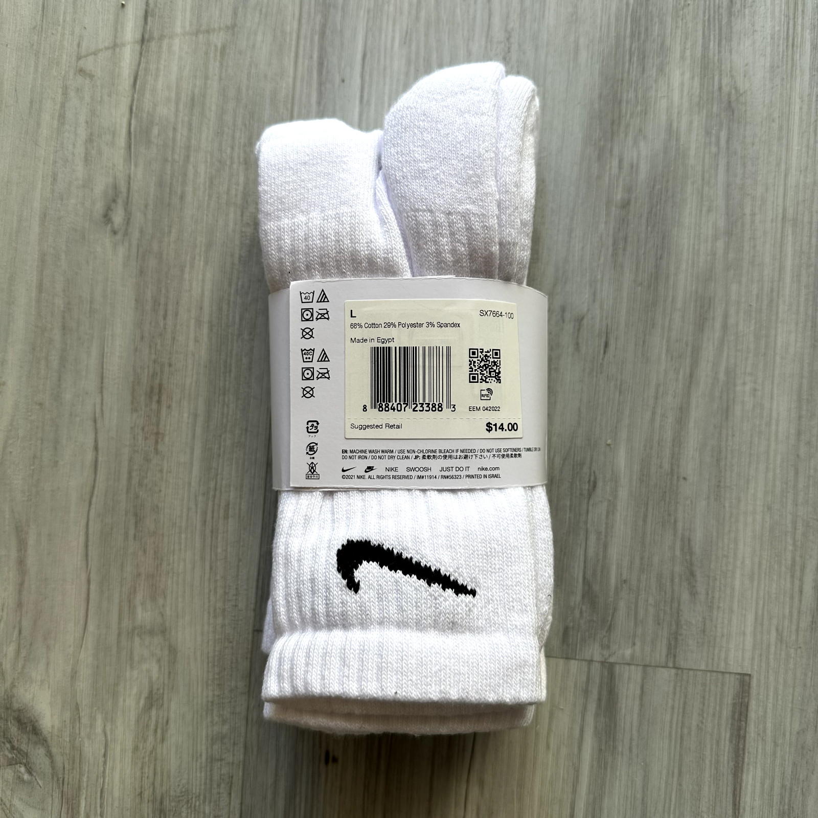 Nike Men’s 3-pack Socks Dri-Fit Everyday Cushioned Crew Socks